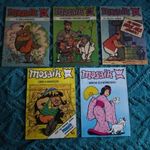Mozaik Mosiak képregény 1990/3-7 5db egyben szövegek magyarra matricázva fotó