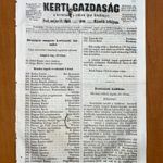 1858 Kertészet. Kerti Gazdaság. Kertészeti Társulat közlönye a kertészet és rokoniparának fotó