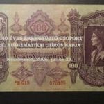 100 Pengő 1930* VF 2006-os Numizmatikai bélyegzéssel E019 (BK454s) fotó