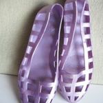 36, 5-es női vagy leány gumi szandál standszandál gyöngyház lila belsőh: 22, 5cm szem.átvétel: Zugló fotó