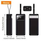 30000mAh Hordozható Power Bank, Akkumulátorcsomag 22, 5 W Gyors Töltővel, LED kijelzővel. Új. fotó