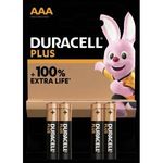 Duracell Mikroelem Plus-AAA K4 Alkáli mangán 1.5 V 4 db fotó