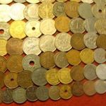 136 különböző régi európai érme egyben /1946 előttiek/ fotó