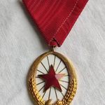 Korai Magyar Munka Érdemrend ritka sugaras arany fokozat kitüntetés TOP 1950 1Ft NMÁ fotó