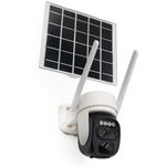 Kétantennás napelemes 2K WiFi biztonsági kamera fotó