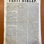 1844 Kossuth hírlapja - Pesti Hírlap Mártius 21. A REFORMKOR kultikus lapja fotó