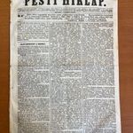 1844 Kossuth hírlapja - Pesti Hírlap Február 4. A REFORMKOR kultikus lapja fotó