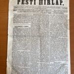 1844 Kossuth hírlapja - Pesti Hírlap Januarius 25. A REFORMKOR kultikus lapja fotó