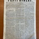 1844 Kossuth hírlapja - Pesti Hírlap Mártius 24. A REFORMKOR kultikus lapja fotó