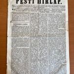 1844 Kossuth hírlapja - Pesti Hírlap Januarius 21. A REFORMKOR kultikus lapja fotó