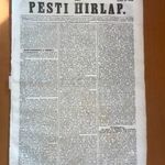 1844 Kossuth hírlapja - Pesti Hírlap Április 22. A REFORMKOR kultikus lapja fotó