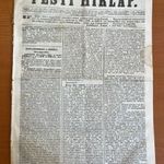 1844 Kossuth hírlapja - Pesti Hírlap Januarius 28. A REFORMKOR kultikus lapja fotó
