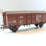 WS1486 H0 Klein Modellbahn eltolhatótetejű teherkocsi Tms CFL fotó
