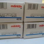 H0 MARKLIN (AC) DB személyvagon szerelvény (4 vagon EGYBEN) (jó állapot, de két fellépő hiányzi) fotó