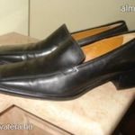 ÚJ La Diva fekete rendkívül igényes BŐR cipő / félcipő - nagyobb 40-es méret - jelképes áron fotó