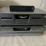 SONY CDP-CE375, 5 lemezes CD player, + SONY WE-475 HiFi dual DECK, hibátlan működéssel, távirányítóval fotó