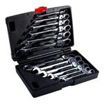 ÚJ KRAFT&DELE KD11304 RACSNIS CSUKLÓS CSILLAG-VILLÁSKULCS SZETT 8-19mm / 12 DB-os KÉSZLET fotó