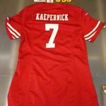 (953.) Nike San Francisco 49ers női S-es amerikai foci mez. Használt! 2012-2013 Kaepernick 7 fotó