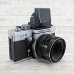 Praktica VLC 2 retro fényképezőgép - Carl Zeiss Pancolar electric 50mm 1: 1: 8 objektív fotó