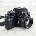 Ricoh KR-10X retro fényképezőgép - Cosinon-S 50mm 1: 1: 8 objektív Pentak PK csatlakozással fotó