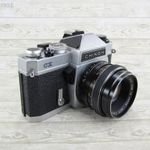 Chinon CX retro fényképezőgép - Chinon 55mm 1: 1: 7 objektív M42 csatlakozással fotó