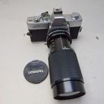 MINOLTA SRT 100 x RÉGI FÉNYKÉPEZŐGÉP RETRO TAMRON 70-210 MM OBJEKTÍV fotó