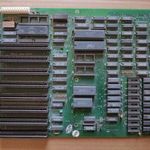 Retró PC alaplap IBM XT alaplap 10 MHz Turbo Siemens SAB 8088 fotó