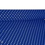 Kék pöttyös vastag pamutvászon - 1, 45 m x 1, 5 m fotó