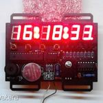 Óra, Stopper, Számláló, Ébresztő, Hőmérő KIT - Digital Clock, Stopwatch, Counter, Alarm, Thermometer KIT fotó