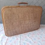 Régi retro bőrönd koffer utazó táska TÖBBFÉLE DARAB fotó
