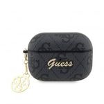 Guess 4G Script Charm Apple Airpods Pro 2 PC/PU tok fekete (GUAP2G4GSMK) fotó