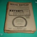 ORVOSI HETILAP 1932 33 DB fotó