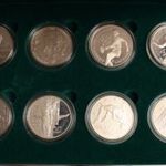 USA 1 dollár 1996 8 db Ag(.900) 26, 73g/db szett eredeti dobozában fotó
