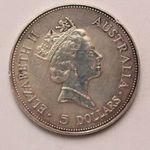 Ausztrália 5 dollár 1990 Ag(.999) 1 uncia - Kookabura fotó