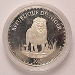 Niger 1000 frank 2015 Ag(.999) 1 uncia - Oroszlán fotó