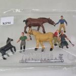 KF94 H0 1: 87 Merten 0889 kovács figura készlet + ón kovács szerszámok fotó