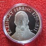 KAZINCZY FERENC 3000 FORINT 2009 EZÜST: 10g/925 PP fotó