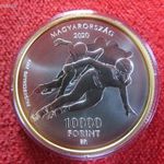 MAGYAR OLIMPIAI BIZOTTSÁG 10.000 FORINT 2020 EZÜST: 31, 46g PP fotó