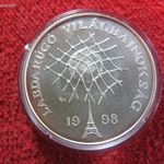 LABDARÚGÓ VB 750 FORINT 1997 EZÜST: 10g BU fotó