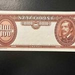 100 Forint Bankjegy 1957-1989. Elrontott nyomat, mivel, alapnyomat nincs!! UNC!! RITKA!! fotó