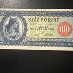 100 forint 1946. EF+!! GYÖNYÖRŰ BANKJEGY!! RITKA!! fotó