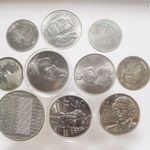 Szocialista színesfém 20 és 100 forint LOT 1980-1990 - 10 db - UNC fotó