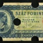 100 Forint - 1946. - forgalomból kivont, hatóságilag érvénytelenített fotó