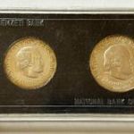 1968-as 50 és 100 Forint - Ezüst Semmelweis pár - Magyar Nemzeti Bank tokban - Patinás szép érmék fotó