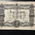 100 forint 1848. F+!! EREDETI TARTÁS!! NAGYON SZÉP!! fotó