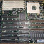 RETRO PC alkatrész - alaplap - VESA VLB - V4P895GRN/SMT V1.0 - SOCKET 3 fotó