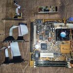 RETRO PC alkatrész - alaplap - PGA 370 - CELERON 366 MHz - DUAL SLOT 1 + PGA 370 fotó