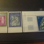 Andorra használatlan** sor 1972 MI242-44 kat.ár 5, 50 euro fotó