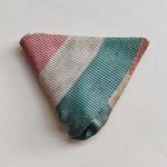 eredeti Horthy Tűzoltó Szolgálati érem nemzetszínű kitüntertés szalag 1Ft NMÁ fotó