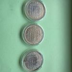 Ezüst 200 forint sor, 1985 vidra, vadmacska, teknős, ha kedves az élete, természetvédelem fotó